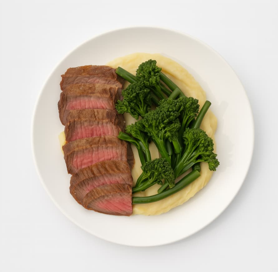 Steak, Mash and Veg