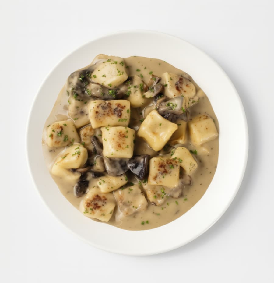 Creamy Mushroom Gnocchi